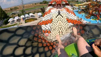 Escape Fear: Conquer the KING COBRA Water Slide at Nessebar, Bulgaria | THE BIGGEST Aquapark Europe