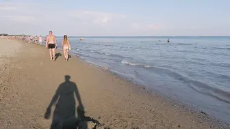 Beach Walk ITALY 4K♥️♥️Bibione - Coastal Walking | Italian Bikini Beach Fashion 4K60 #8