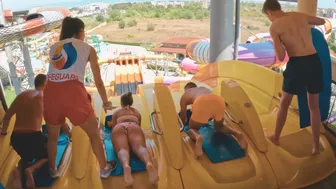 Dragero Water Slide at Aquapark Nessebar, Bulgaria | THE BIGGEST Water Park in Europe