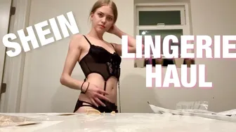 SHEIN LINGERIE TRY ON HAUL | Cosette DeMille