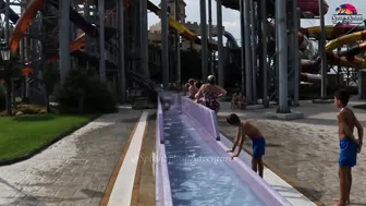 Would DARE TO TRY? Looping Rockets Water Slide at Aquapark Nessebar in Bulgaria #10