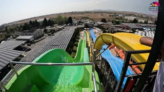 KAMIKAZE Water Slide at Aquapark Nessebar, Bulgaria | THE BIGGEST Water Park in Europe #3