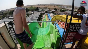 KAMIKAZE Water Slide at Aquapark Nessebar, Bulgaria | THE BIGGEST Water Park in Europe #5