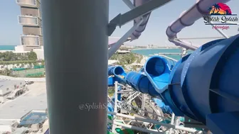 SHOCKWAVE Waterslide at Aquaventure Water Park in Dubai #3