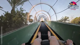 Shark Attack and Storm Water Slides at Aquaventure Water Park in Dubai #6