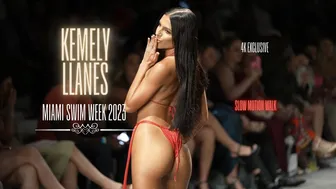 Kemely LLanes In Slow Motion / Miami Swim Week 2023 / 4K Exclusive