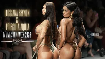 Lucciana Beynon & Priscilla Aqilla / Miami Swim Week / Art Hearts Fashion / Pink Melon Swimwear