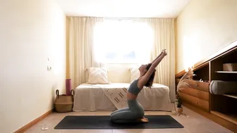 Unlock Inner Harmony: Energize Your Day with Home Yoga ♥️♥️with Banana Yoga #2