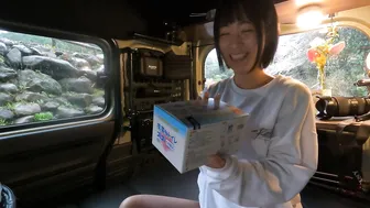 【車中泊女子】初めて車内でおトイレしてみた【N-VAN】 #6