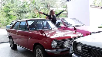 How I found a forgotten Datsun&Nissan museum in Thailand Incredible Museum of Old 70s Pickup Trucks #10