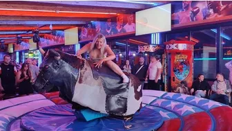 Mechanical bull riding February 28th 2024 made in Spain ????????????