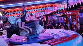 Mechanical bull riding November 12th 2023 in Benidorm ♉♥️♥️ #10