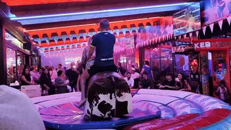 Mechanical bull riding November 12th 2023 in Benidorm ♉♥️♥️ #2