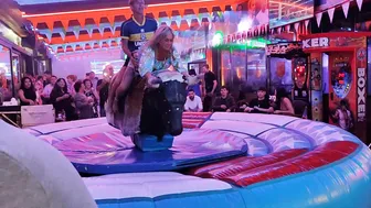 Mechanical bull riding November 12th 2023 in Benidorm ♉♥️♥️ #6