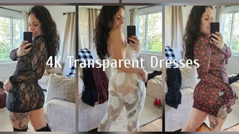 4K TRANSPARENT Dress Haul and Review