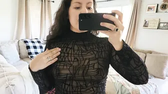 4K TRANSPARENT Dress Haul and Review #9