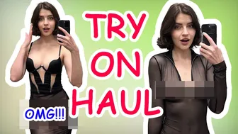 [4K] Transparent Lingerie and Clothes | See-Through Try On Haul