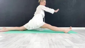 Stretching in a Dress #6