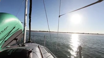 Wiggling at anchor on a nude beach #2