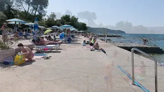 BEACH WALK 4K | Slovenia, Izola, Summer Day with Bikini Beach Walk 4K60 #10