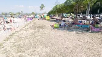 SLOVENIA Beach Walk♥️♥️Walking Along the Coast in KOPER | Slovenian Bikini Beach Fashion 4K60 #7