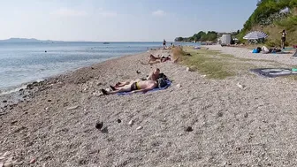 Beach Walk 4K | CROATIA, ZADAR | Walking with Bikini Beach Walk 4K60 #9