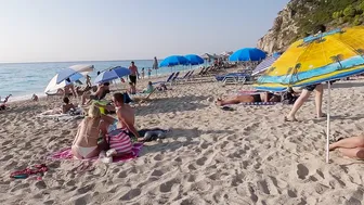 GREECE 4K Beach Bikini♥️♥️LEFKADA, Greek Paradise, Walking with Bikini Beach Walk 4K60 #9