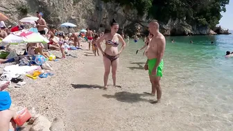 CROATIA 4K Beach Bikini♥️♥️RIJEKA on the Istrian Peninsula, Walking with Bikini Beach Walk 4K60 #10