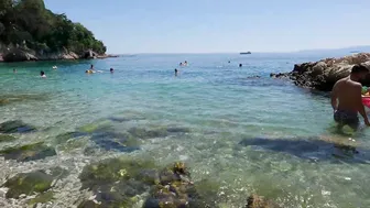 CROATIA 4K Beach Bikini♥️♥️RIJEKA on the Istrian Peninsula, Walking with Bikini Beach Walk 4K60 #7