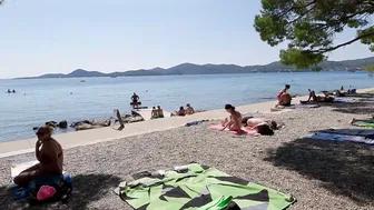 BIKINI BEACH 4K | The Best Beach in CROATIA, Biograd na Moru with Bikini Beach Walk #5