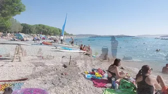 BIKINI BEACH 4K | Croatia, Fazana a town near Pula in Istria | Summer Day with Bikini Beach Walk #9