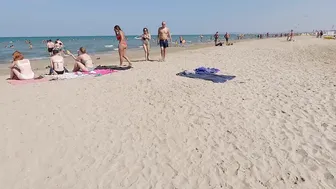 ITALY♥️♥️4K Beach Walk♥️♥️RIMINI, a famous European Tourist Resort with Bikini Beach Walk #4