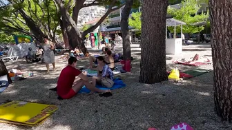 CROATIA Beach Walk, MAKARSKA, the Gem of the Riviera 4K Walking Tour with Bikini Beach Walk #4