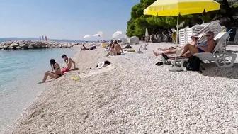 Beach Walk CROATIA BASKA VODA a Town on the Makarska Riviera at the Foot of Biokovo 4K Walking Tour #8