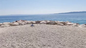 Beach Walk CROATIA BASKA VODA a Town on the Makarska Riviera at the Foot of Biokovo 4K Walking Tour #9