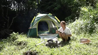 Full Videos: Outdoor Adventure, Solo Bushcraft & Camping, Fishing, Relaxing, Enjoying Free Life #9