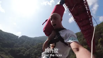 穿比基尼高空彈跳♥️♥️Bikini Bungee Jumping #10