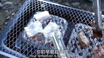 在台灣野溪游泳和品嘗美味的俄羅斯烤肉 | Swimming Delicious Russian BBQ In Wild Creek In Taiwan #4