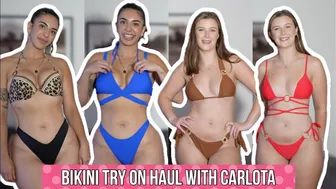 BIKINI TRY ON HAUL WITH CARLOTA