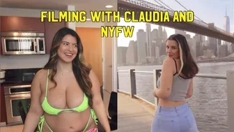 FILMING WITH CLAUDIA AND WALKING IN NYFW 2024 #1