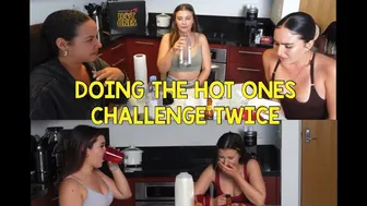 I DID THE HOT ONES CHALLENGE TWICE IN ONE DAY (Try on haul with Desy BTS) #1