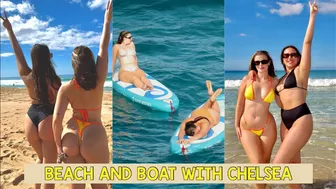 BEACH AND BOAT WITH CHELSEA | VLOGMAS DAY 9