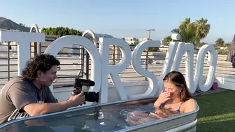 PHOTOSHOOT WITH CRISTIANA LOVE AND TAKING AN ICE BATH #10