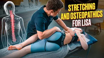 STRETCHING AND BACK CHIROPRACTIC ADJUSTMENTS FOR LISA