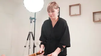 POWERFUL FAT BURNING BAMBOO STICK MASSAGE TECHNIQUE FOR GINGER ALENA #7