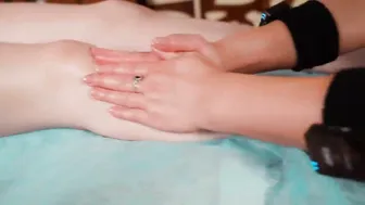 FEEL COMPLETE RELAXATION AT THE ASMR MASSAGE WITH LISA - LEGS AND ABDOMEN MASSAGE #2