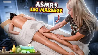 ASMR LEG AND THIGH MASSAGE TO GET RID OF CELLULITE FOR IRINA - ASMR MASSAGE NO TALKING #1