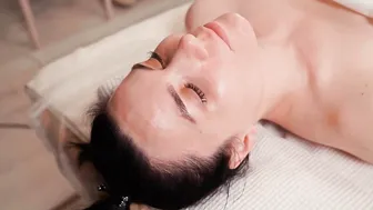 RELAXING ASMR FACIAL, NECK AND SHOULDER MASSAGE WITH HOT STONES BY PRETTY OLGA #7