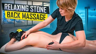 ASMR HOT STONE THERAPY: TOTAL BODY RELAXATION MASSAGE BY OLGA