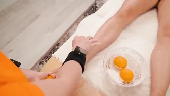 ASMR FULL BODY MASSAGE WITH HOT ORANGES - JUICY FRUIT ENERGY FOR A YOUTHFUL BODY #4